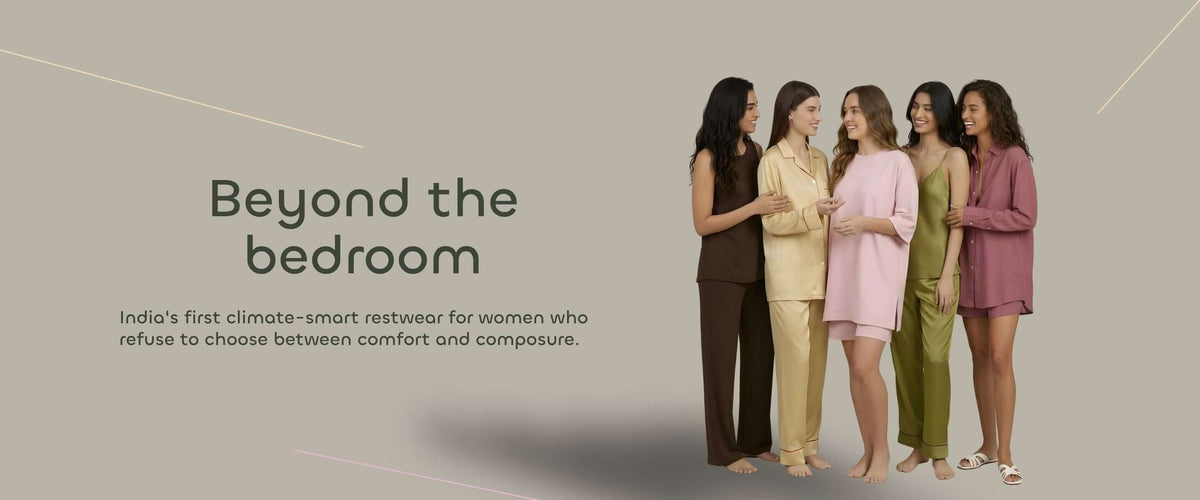 Shop koyé's full collection of climate-smart women's restwear and loungewear