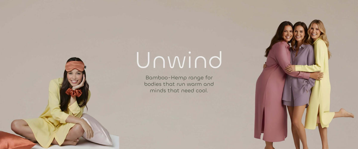 Unwind — koyé's bamboo-hemp restwear collection, breathable climate-smart loungewear