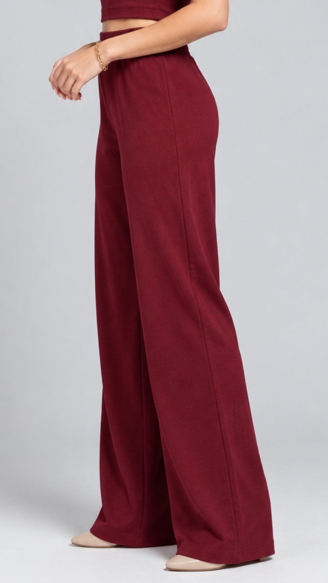 WFH Trousers - Burgundy