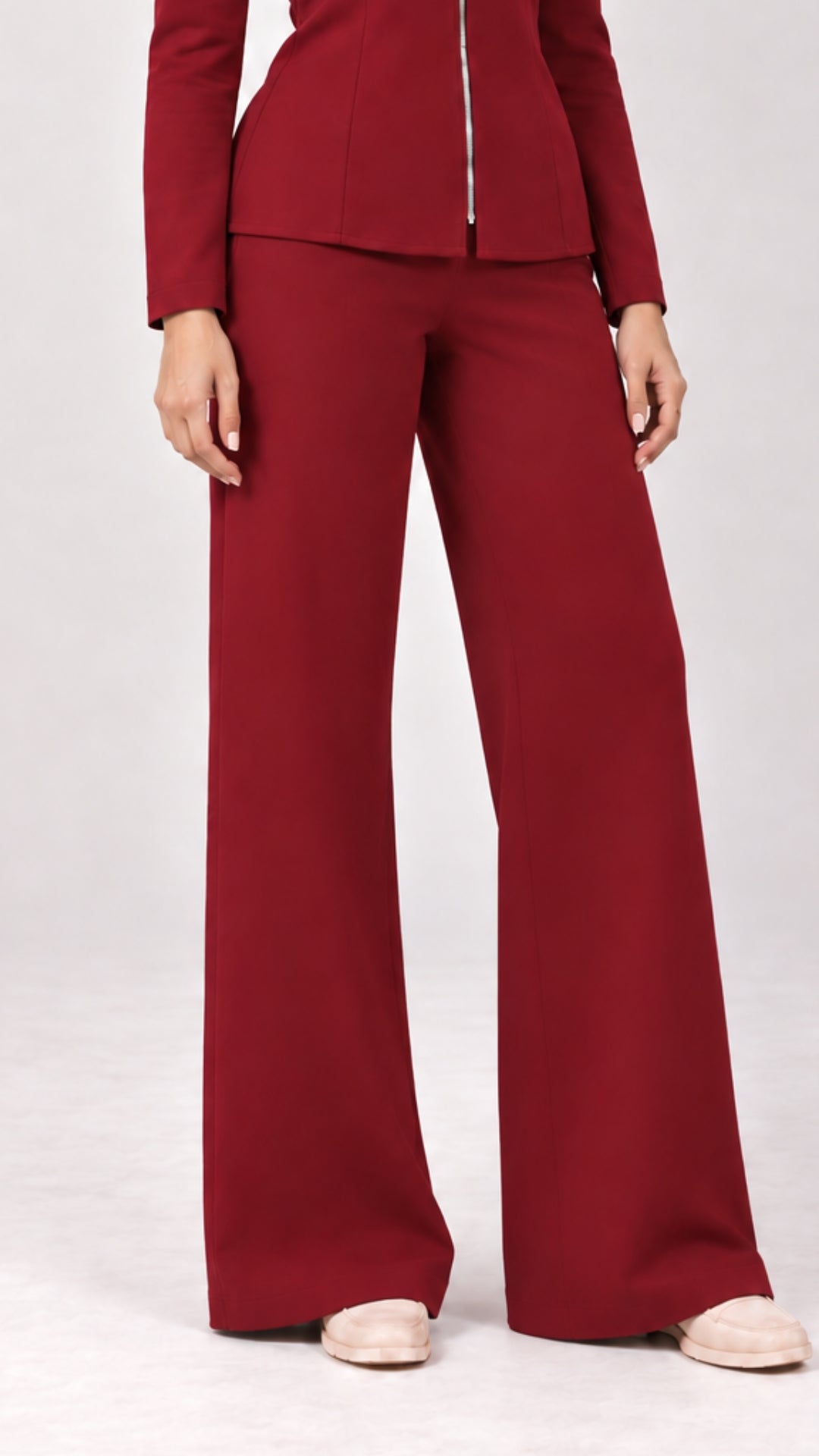 WFH Trousers - Burgundy