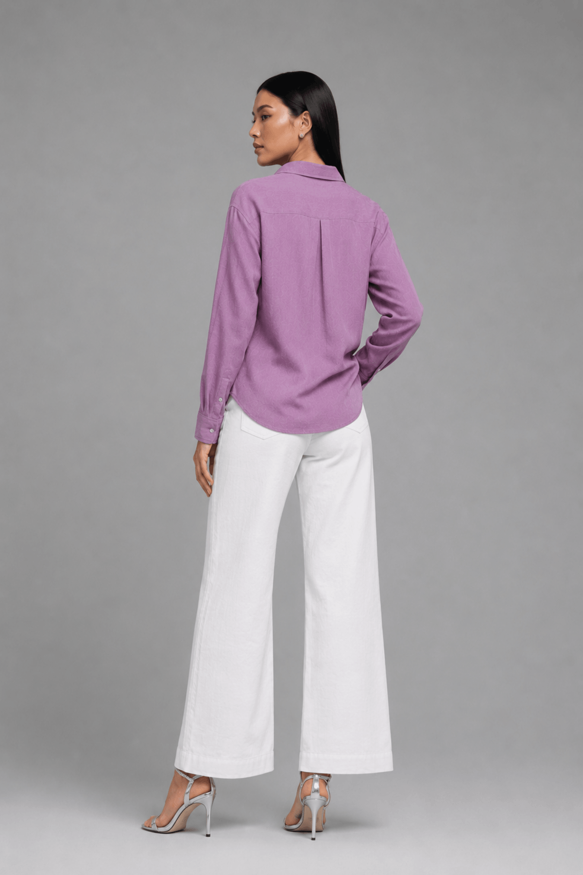 Back View of Play Shirt. #color_Lilac
