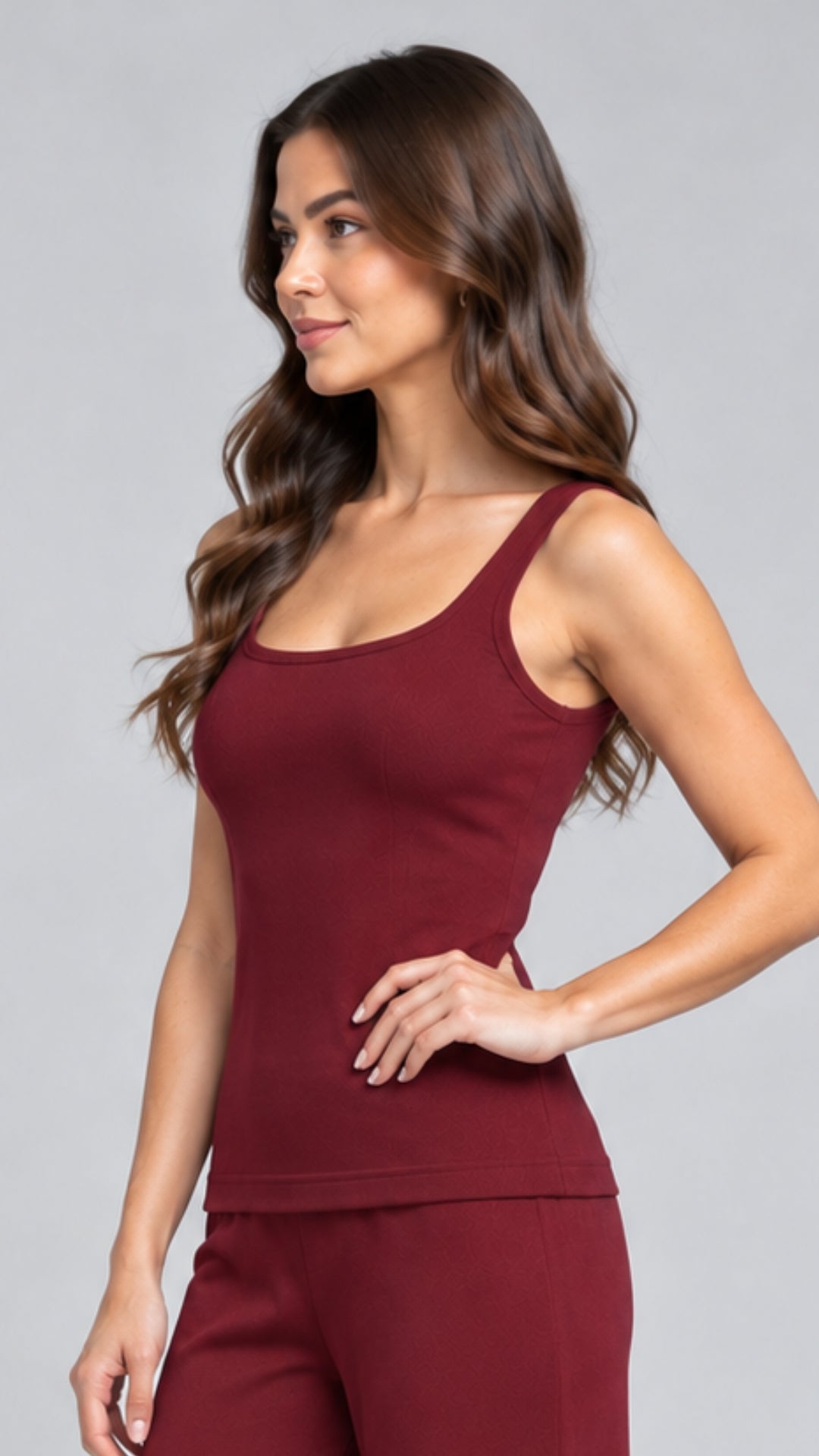 WFH Tank - Burgundy