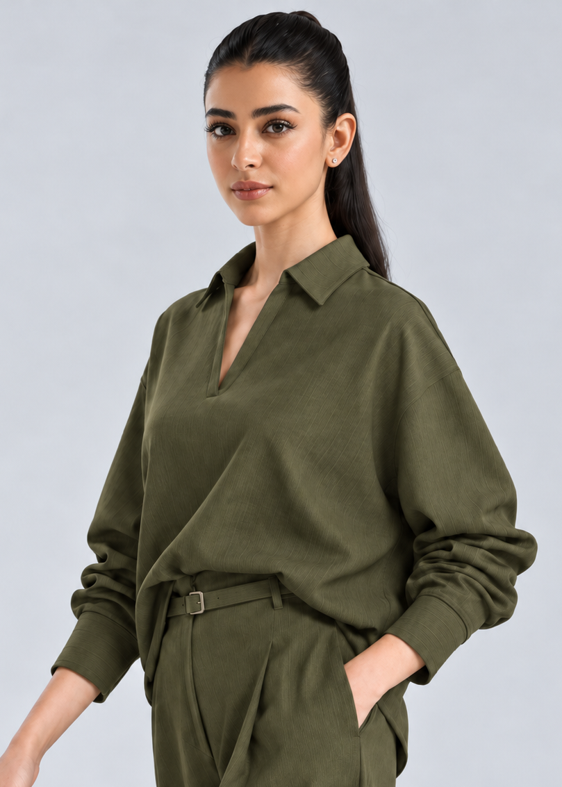 Quiet Top - Olive