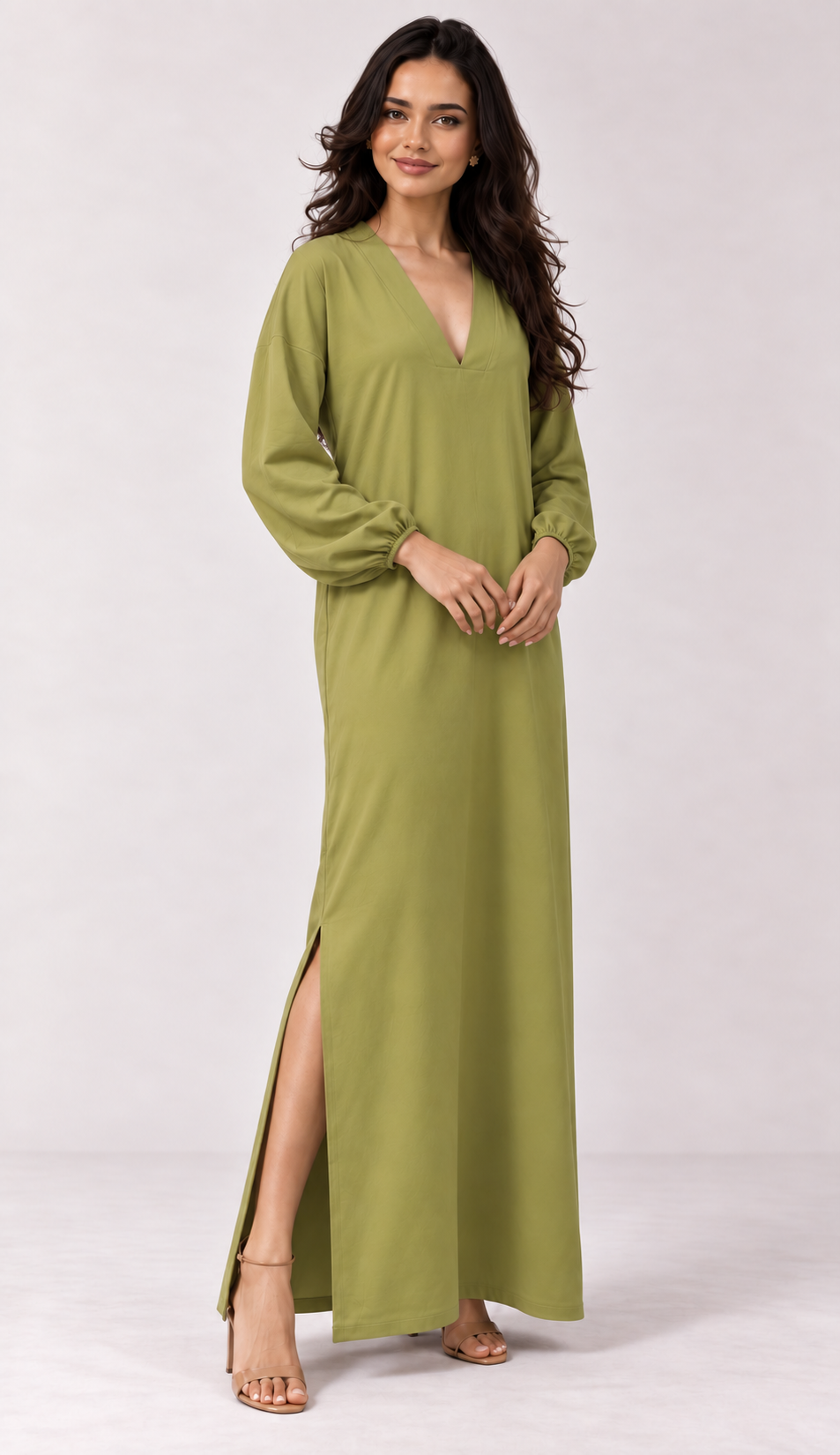 DND Maxi Dress - Moss