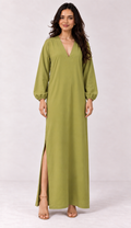 DND Maxi Dress - Moss