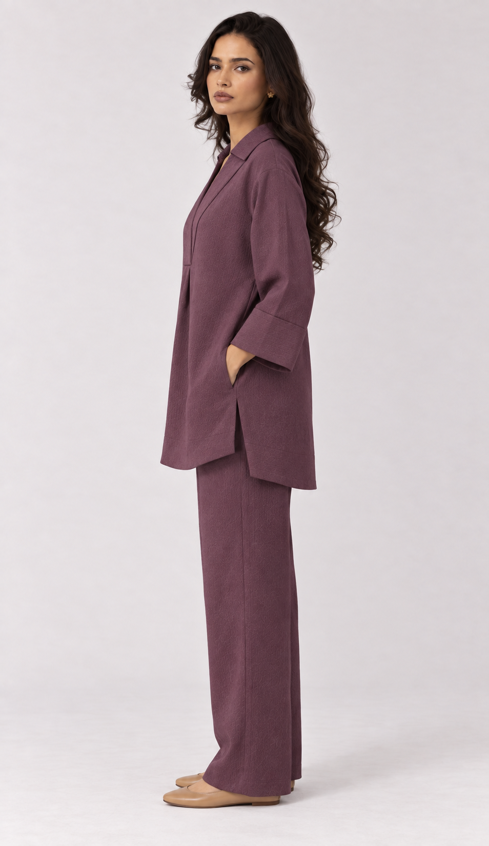 Off Duty Set - Plum
