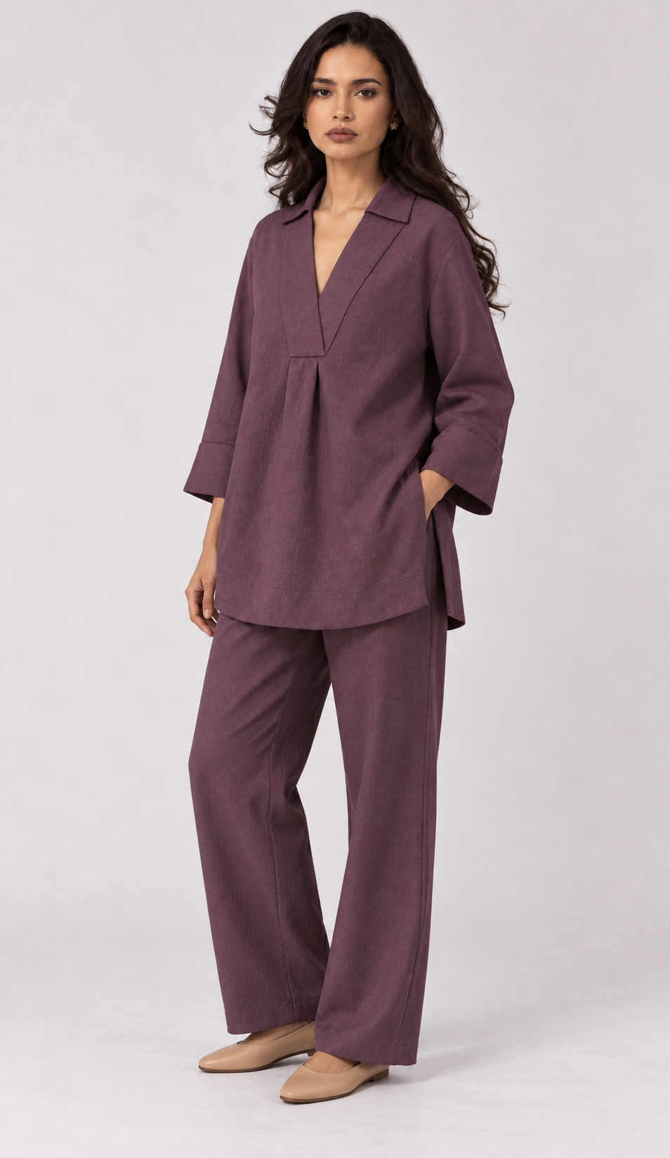 Off Duty Set - Plum