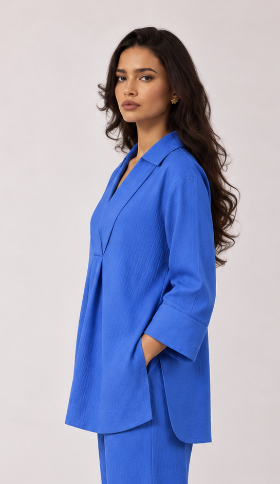 Off Duty Tunic - Royal Blue