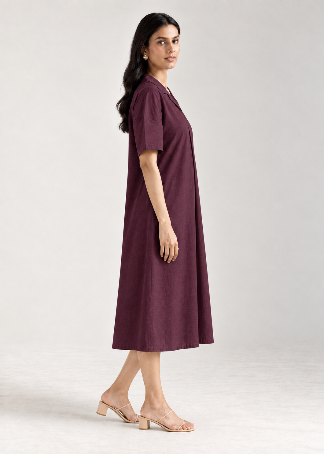 Sunday Lyocell Dress - Plum