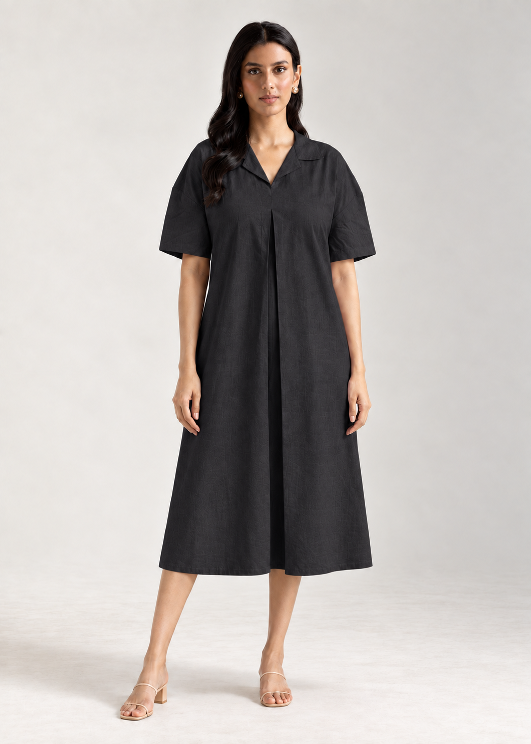 Sunday Lyocell Dress - Charcoal