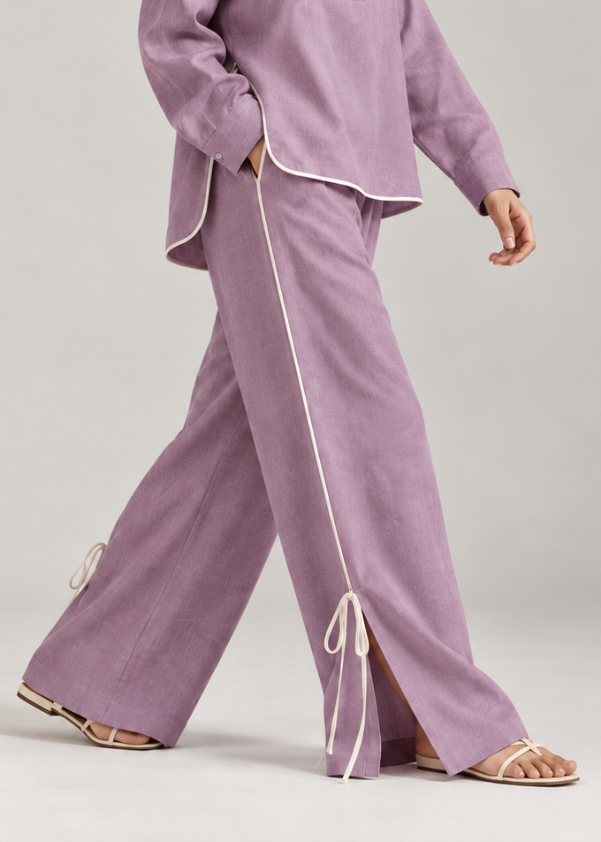 Golden Hour Pants - Dusty Lilac