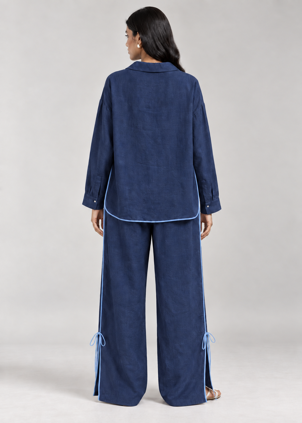Golden Hour Pants in Navy - back view