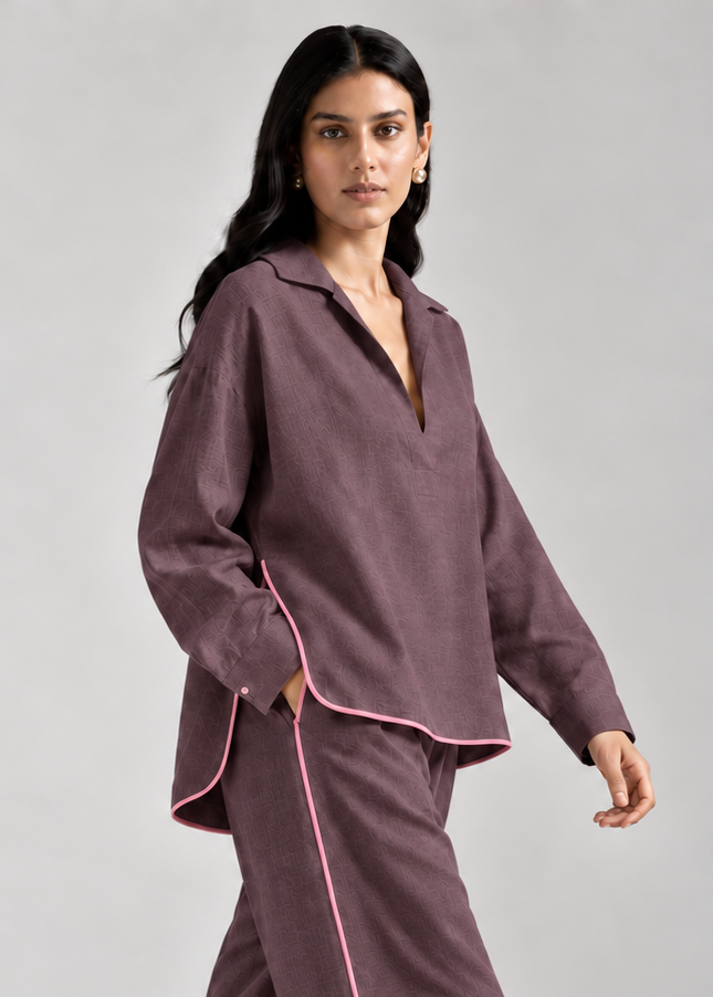 Golden Hour Top - Plum