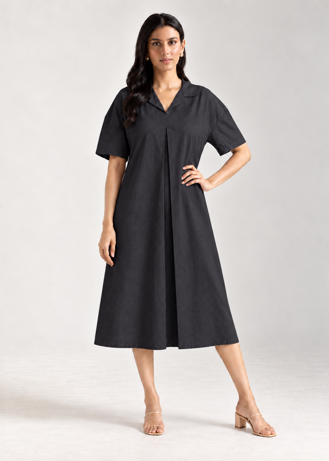 Sunday Lyocell Dress - Charcoal