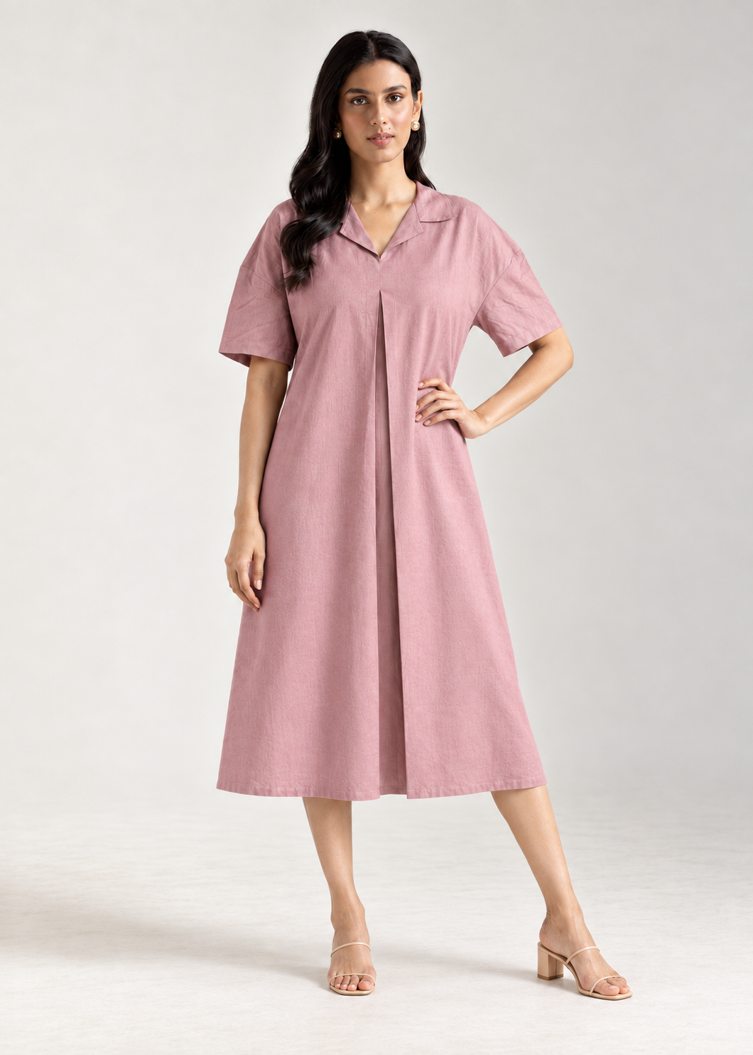 Sunday Lyocell Dress - Dusty Rose