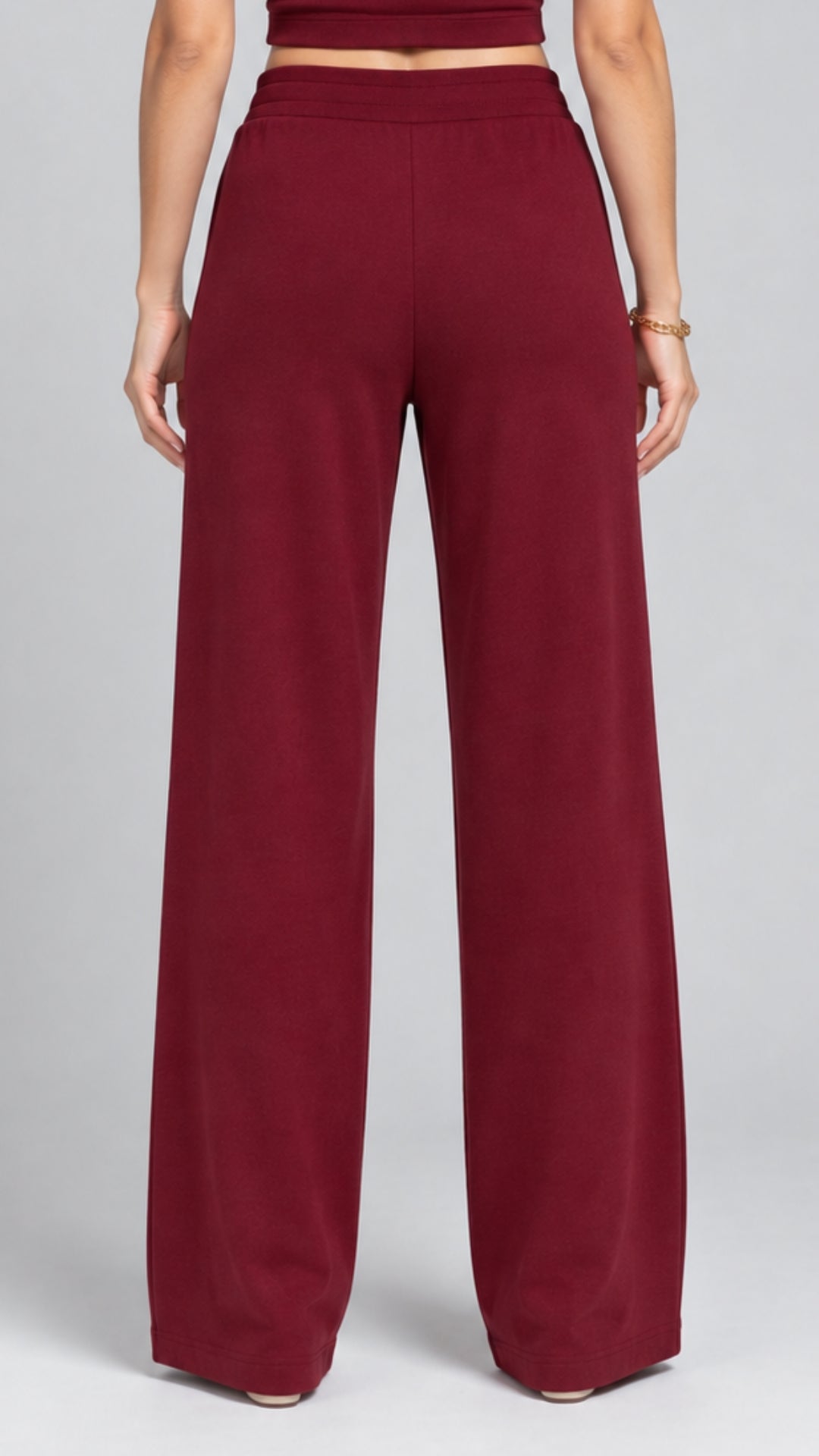 WFH Trousers - Burgundy