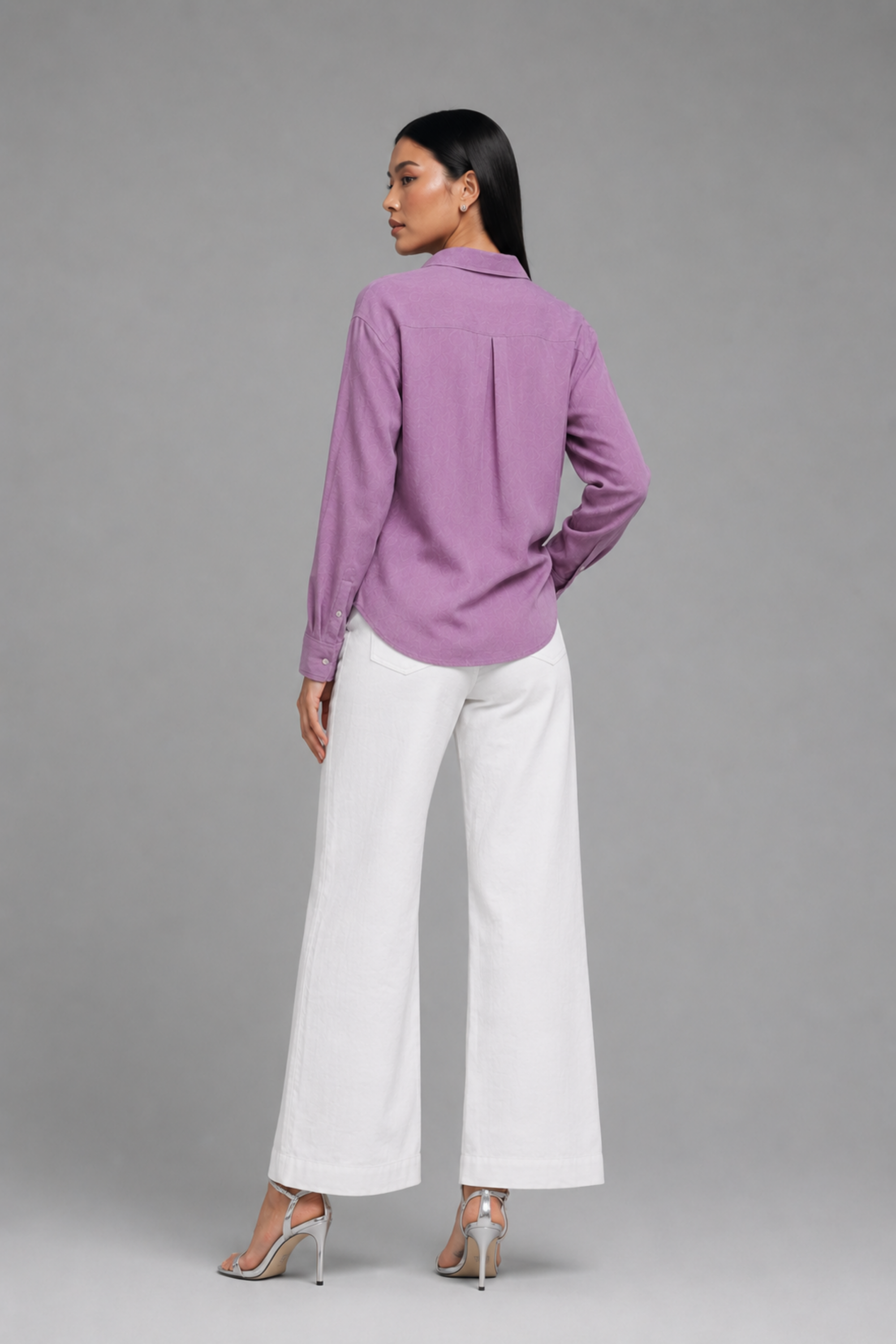 Back View of Play Shirt. #color_Lilac