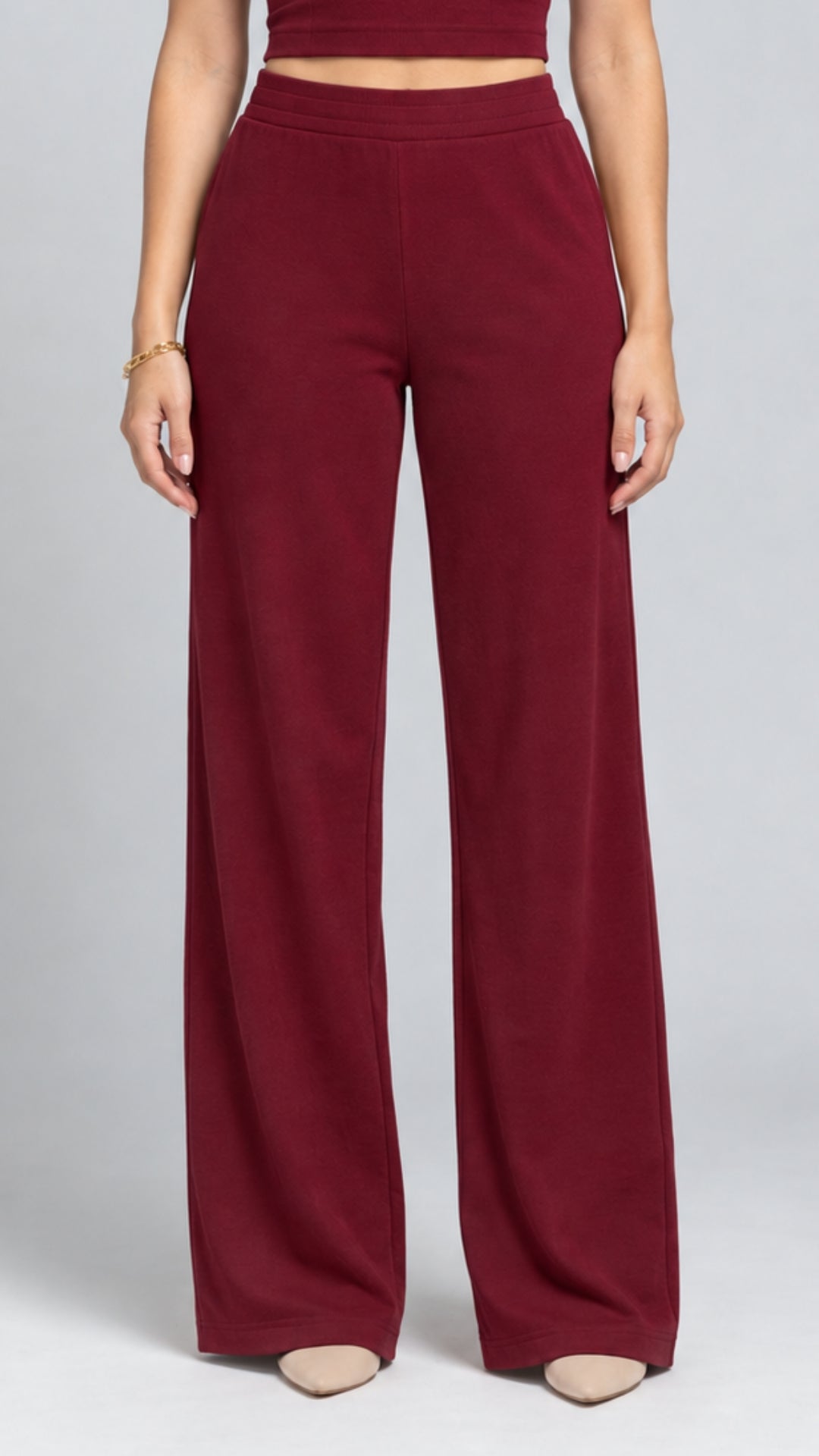 WFH Trousers - Burgundy