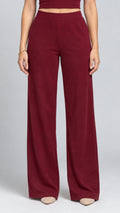 WFH Trousers - Burgundy