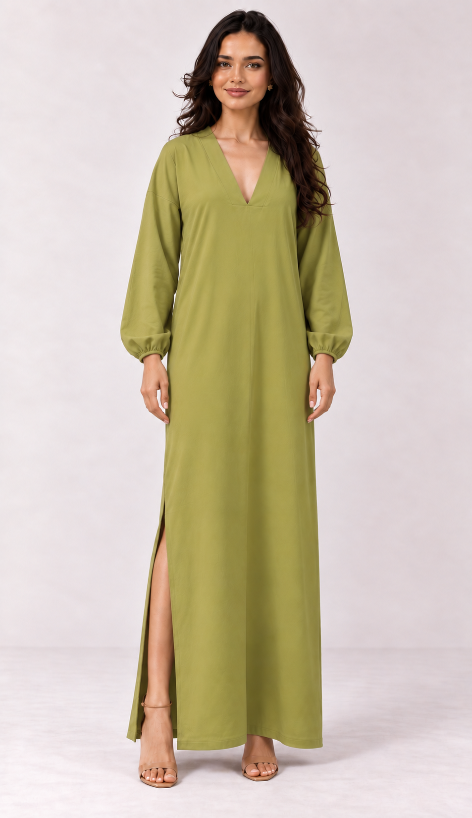 DND Maxi Dress - Moss