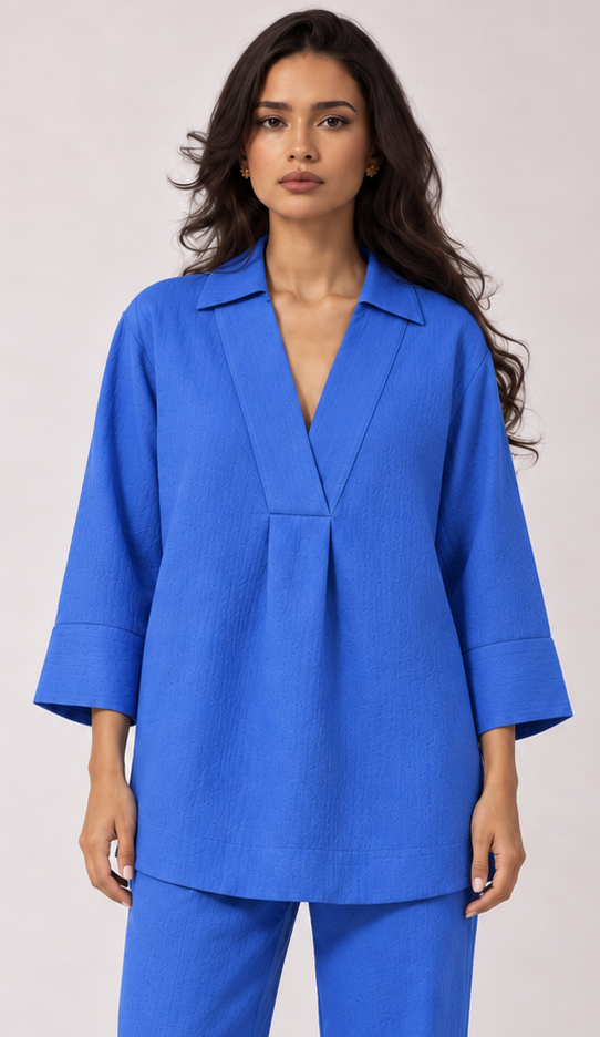 Off Duty Tunic - Royal Blue