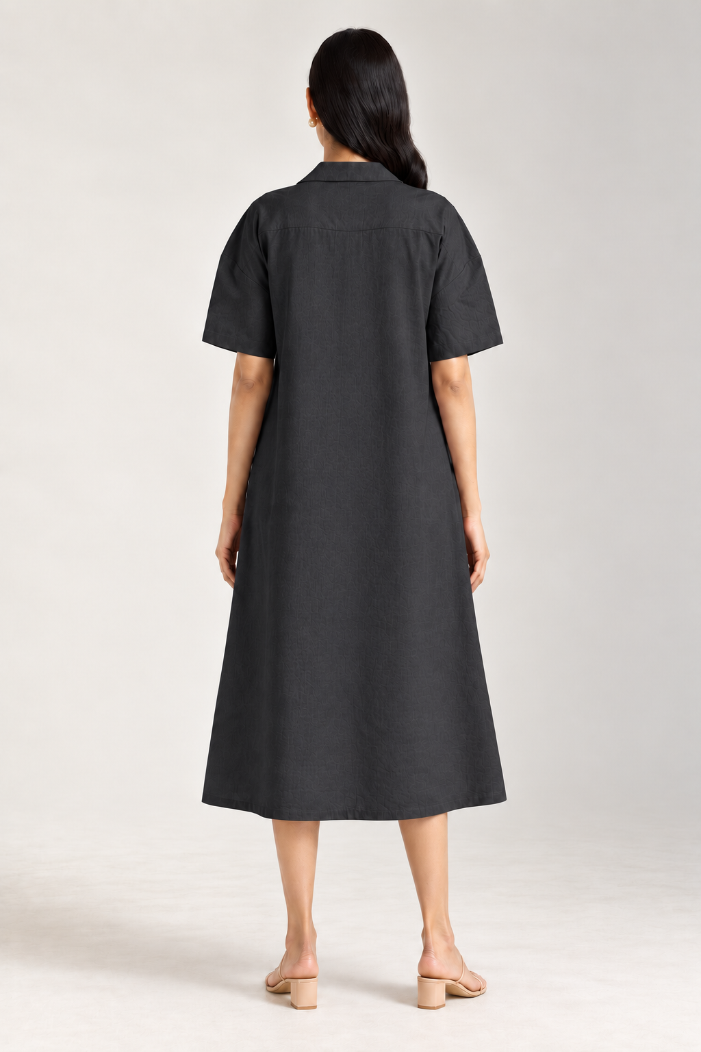 Sunday Lyocell Dress - Charcoal
