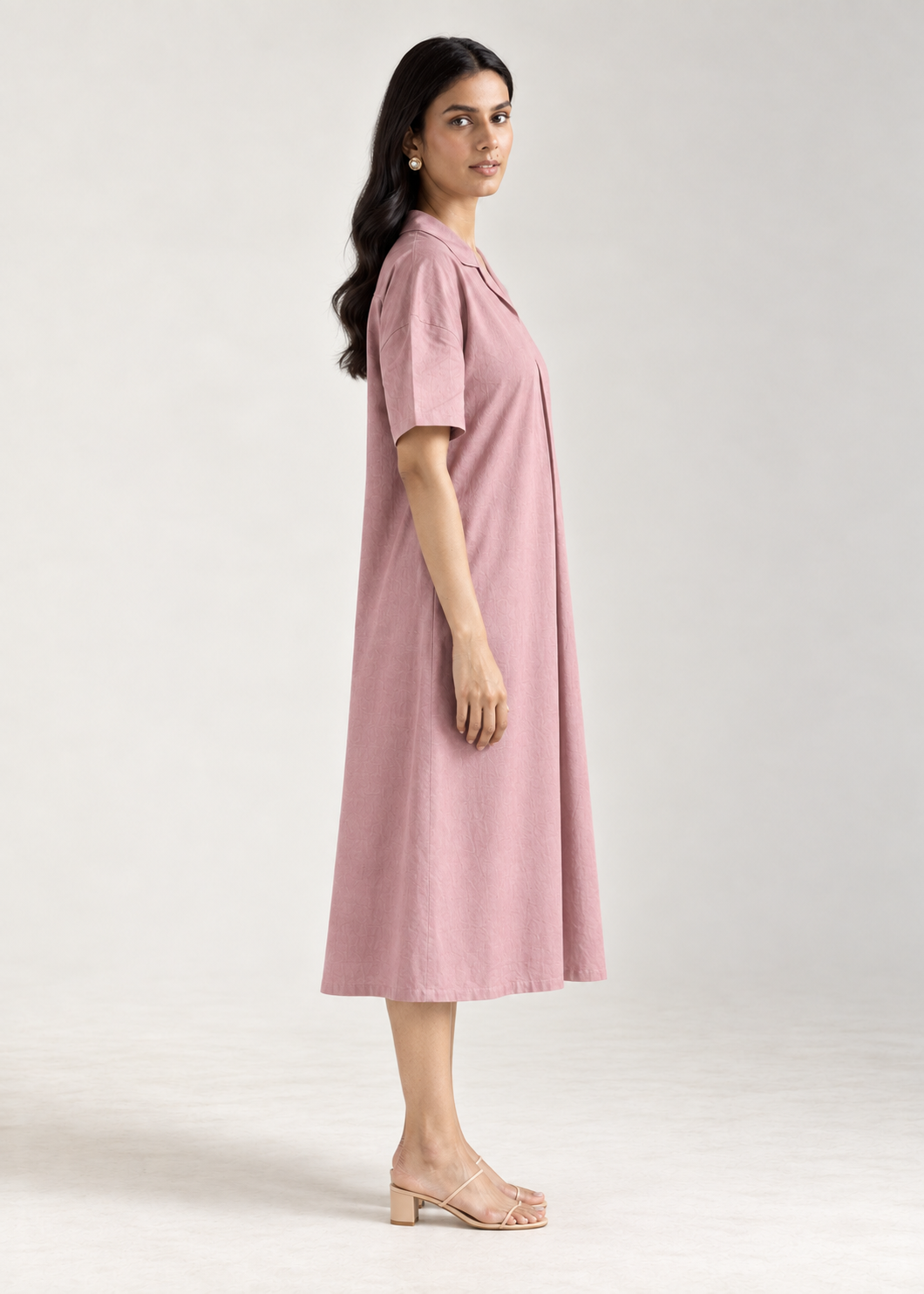 Sunday Lyocell Dress - Dusty Rose