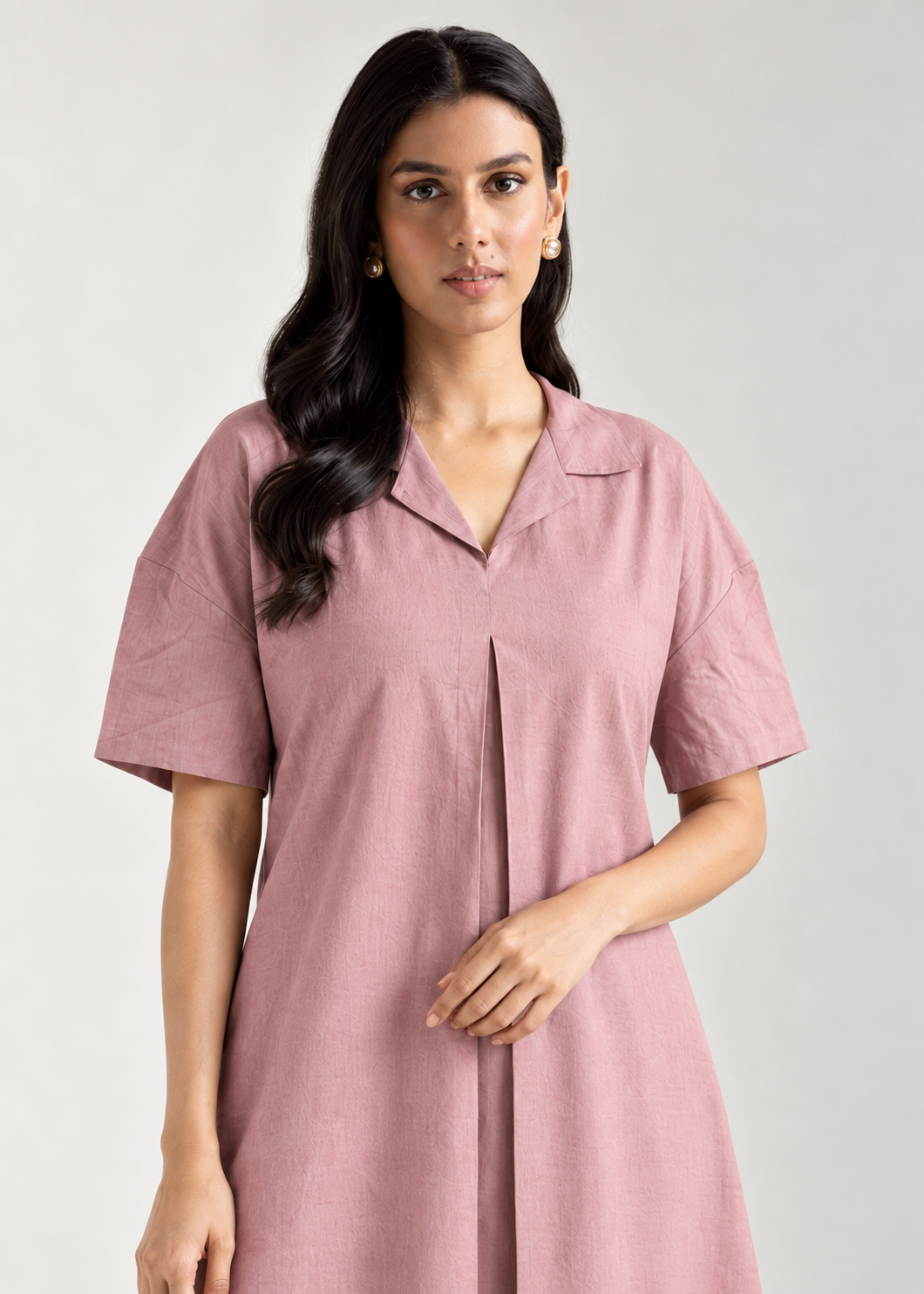 Sunday Lyocell Dress - Dusty Rose