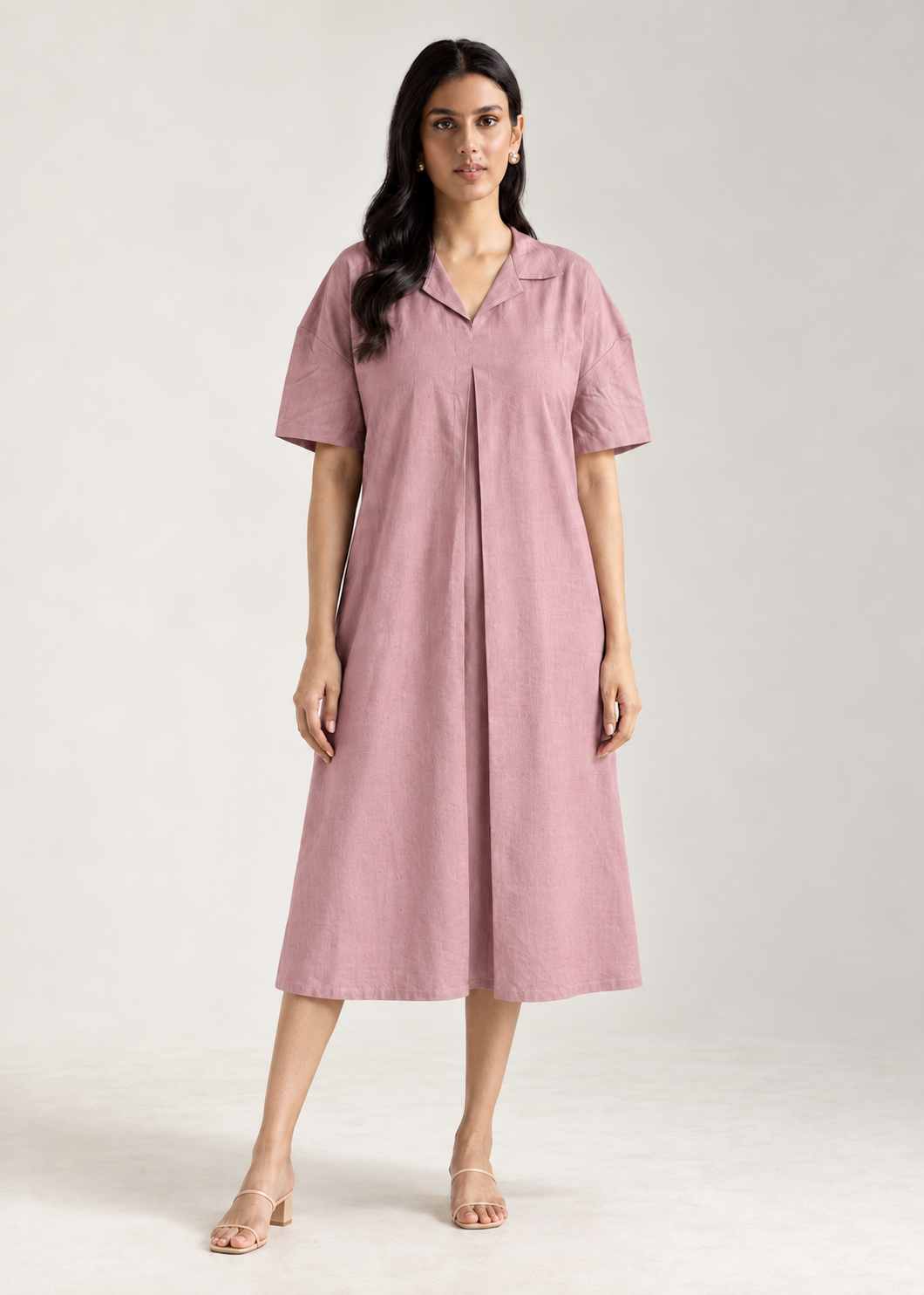 Sunday Lyocell Dress - Dusty Rose