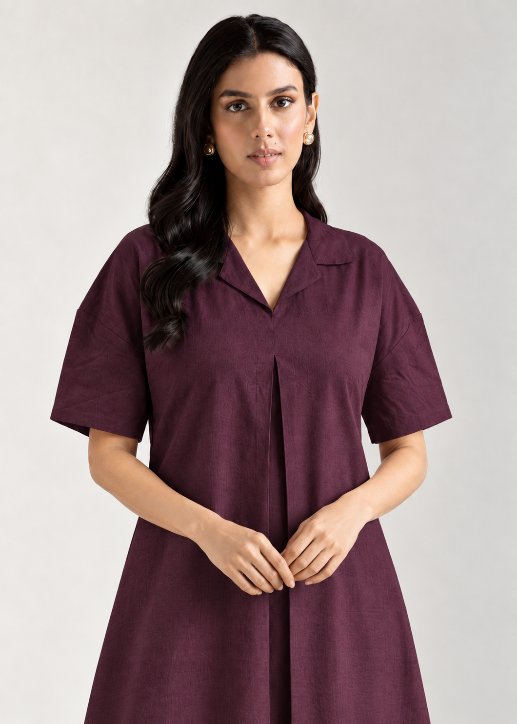 Sunday Lyocell Dress - Plum