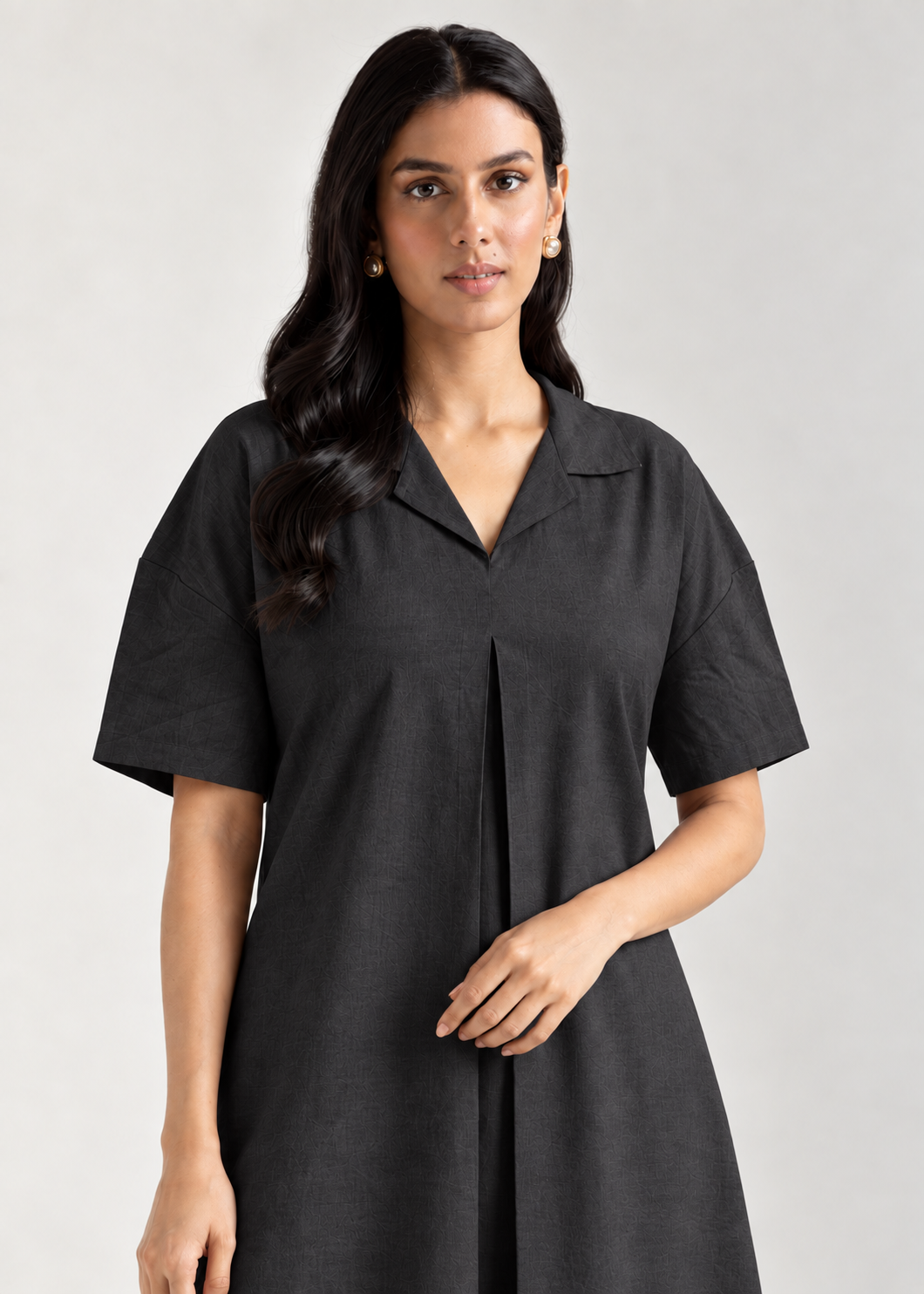 Sunday Lyocell Dress - Charcoal