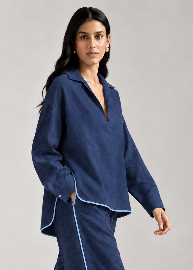Golden Hour Top - Navy