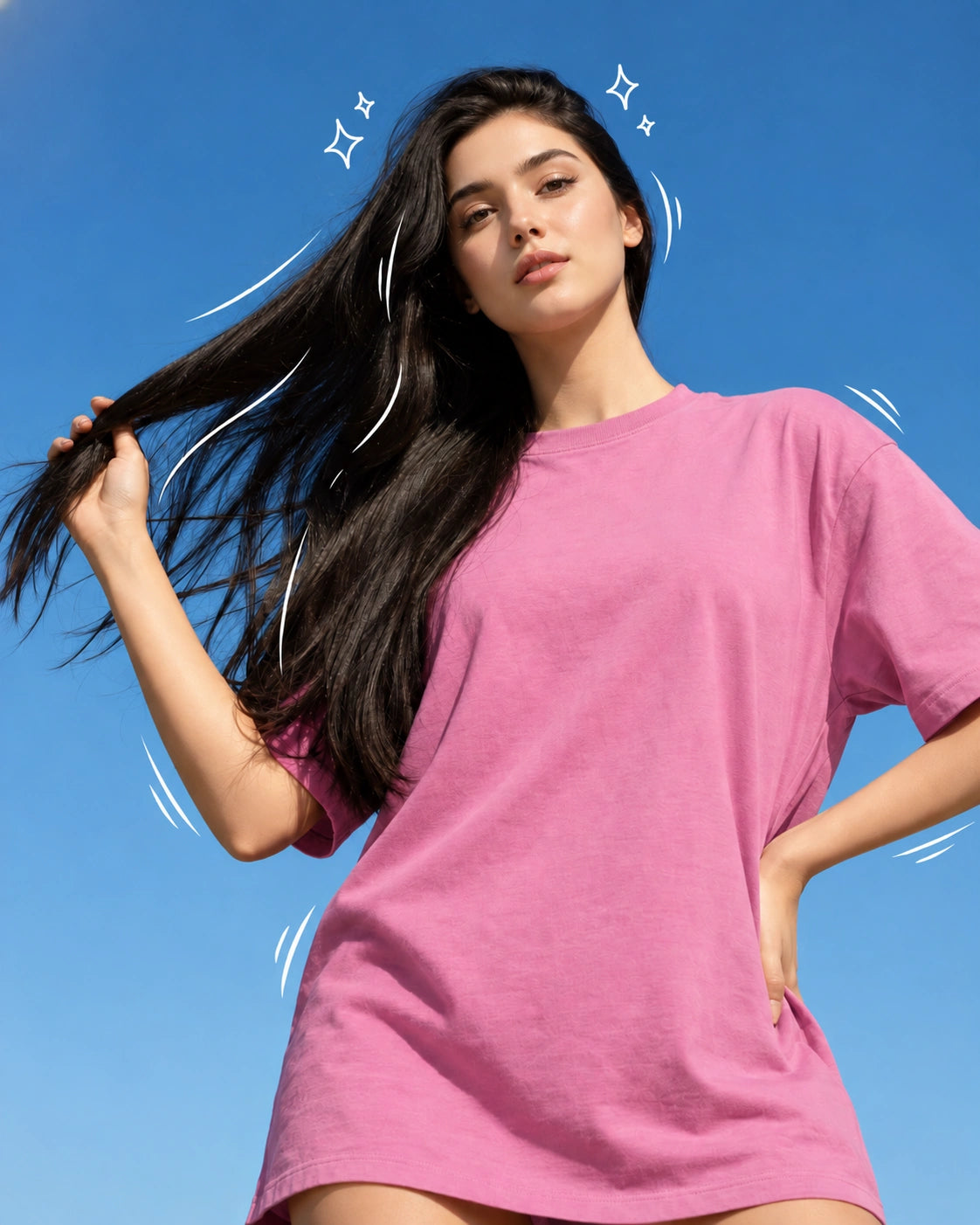 Snug Oversized Dress - Mellow Mauve