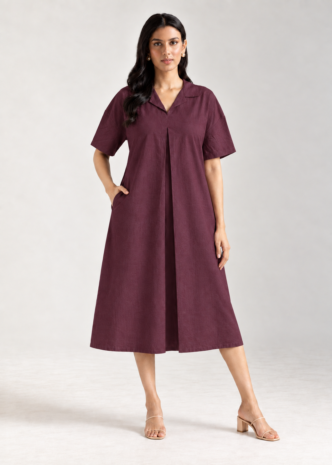 Sunday Lyocell Dress - Plum